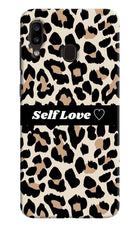 Leopard Print Self Love Samsung A20/M10s Hard Case Back Cover by Casekaro