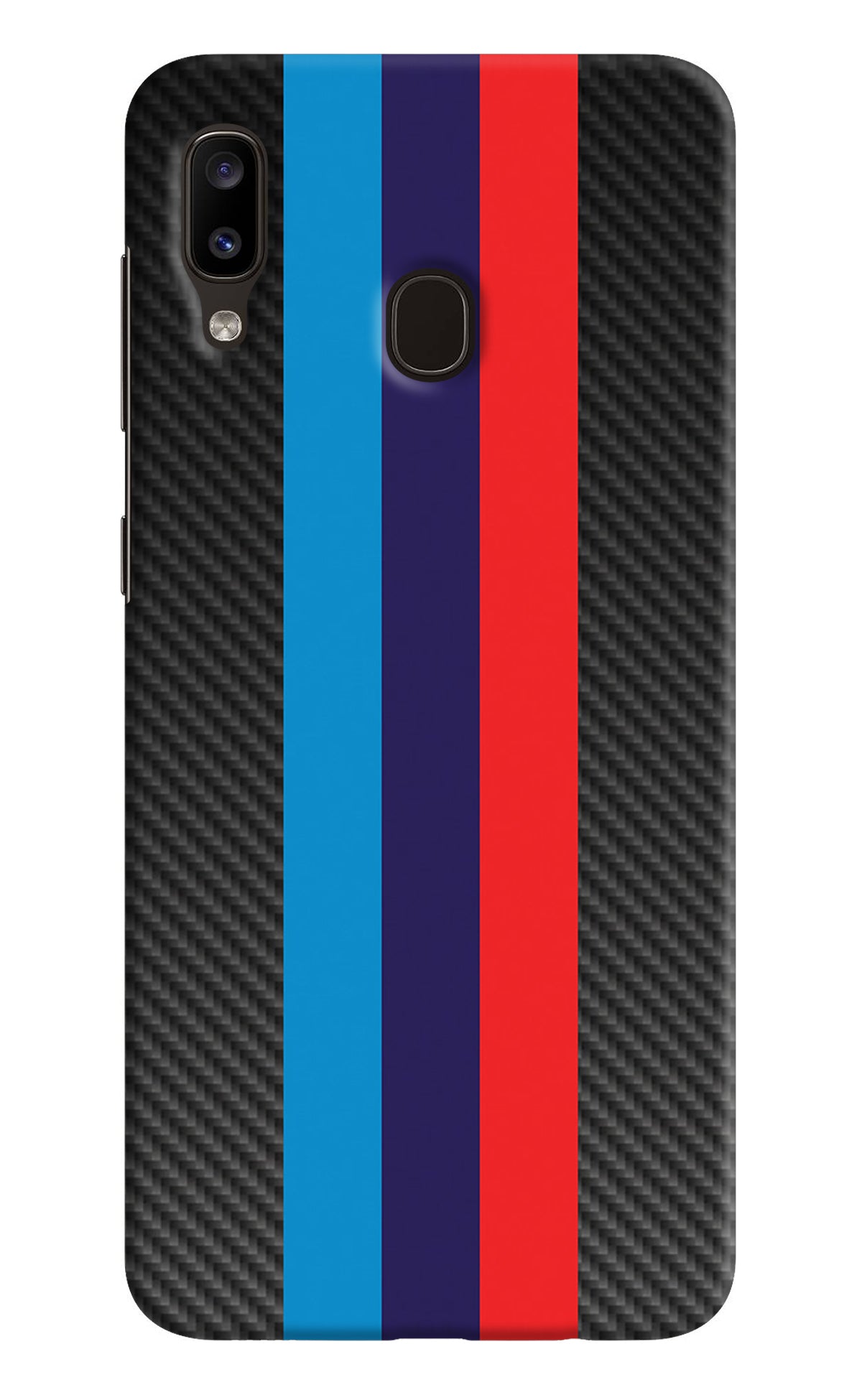 BMW Stripes Pattern Samsung A20/M10s Back Cover