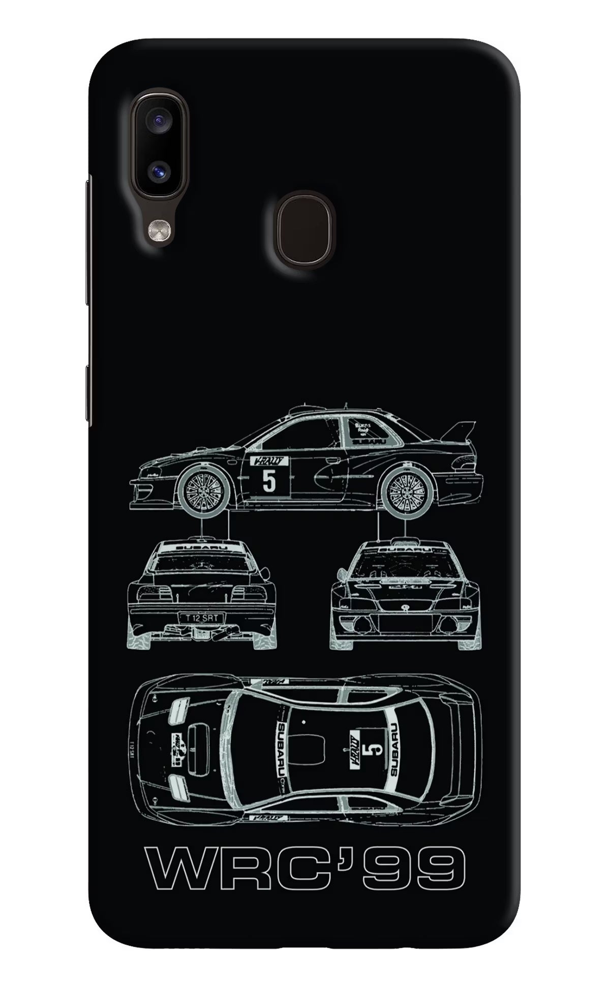 WRC'99 Samsung A20/M10s Hard Case Back Cover by Casekaro