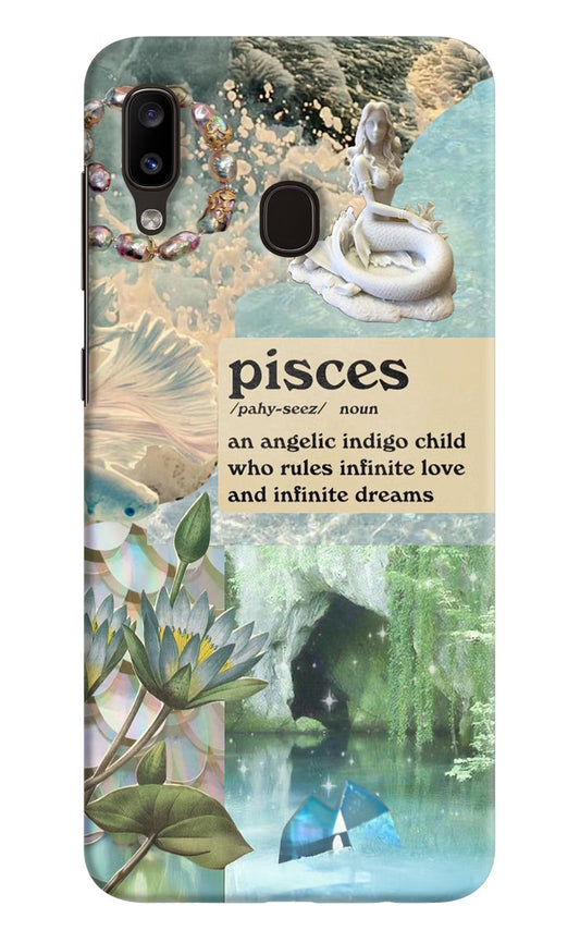Pisces Zodiac Samsung A20/M10s Hard Case Back Cover by Casekaro