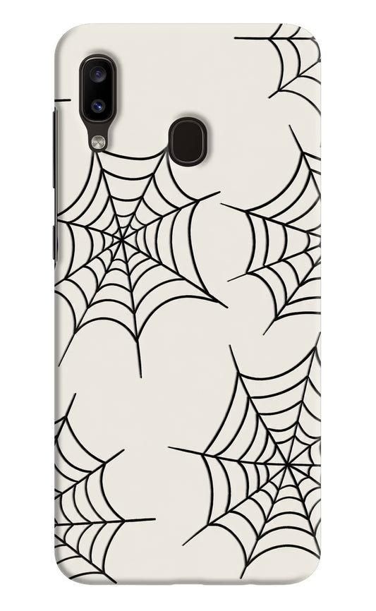 Spider Web Samsung A20/M10s Hard Case Back Cover by Casekaro