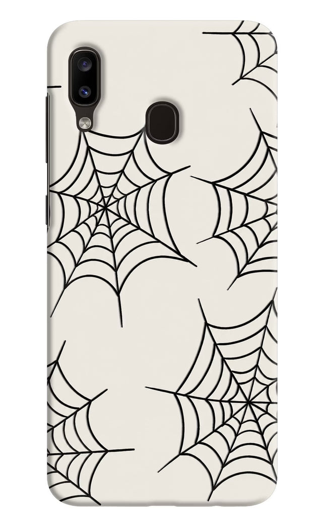 Spider Web Samsung A20/M10s Hard Case Back Cover by Casekaro