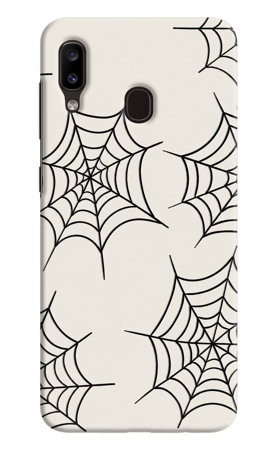 Spider Web Samsung A20/M10s Back Cover, Hard case