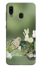 Aesthetic anime Samsung A20/M10s Hard Case Back Cover by Casekaro