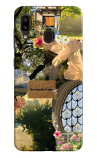 Rain Samsung A20/M10s Hard Case Back Cover by Casekaro