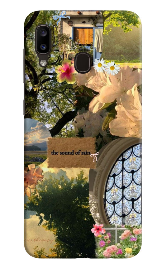 Rain Samsung A20/M10s Hard Case Back Cover by Casekaro