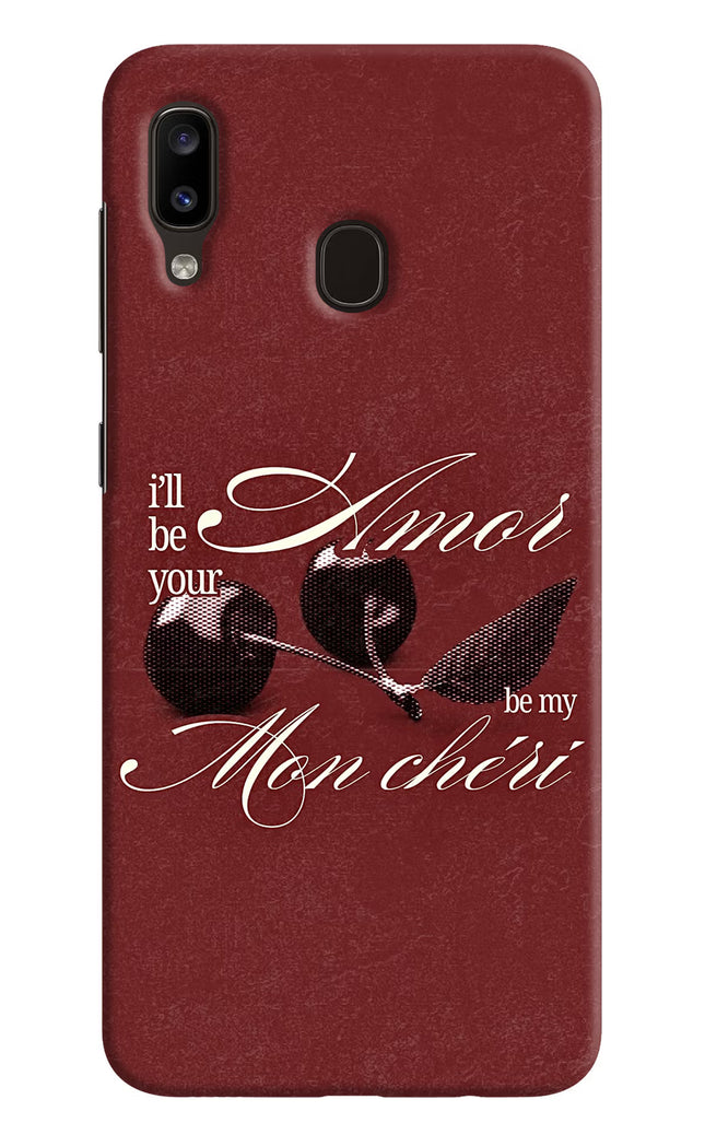 Velvet Cherry Samsung A20/M10s Hard Case Back Cover by Casekaro