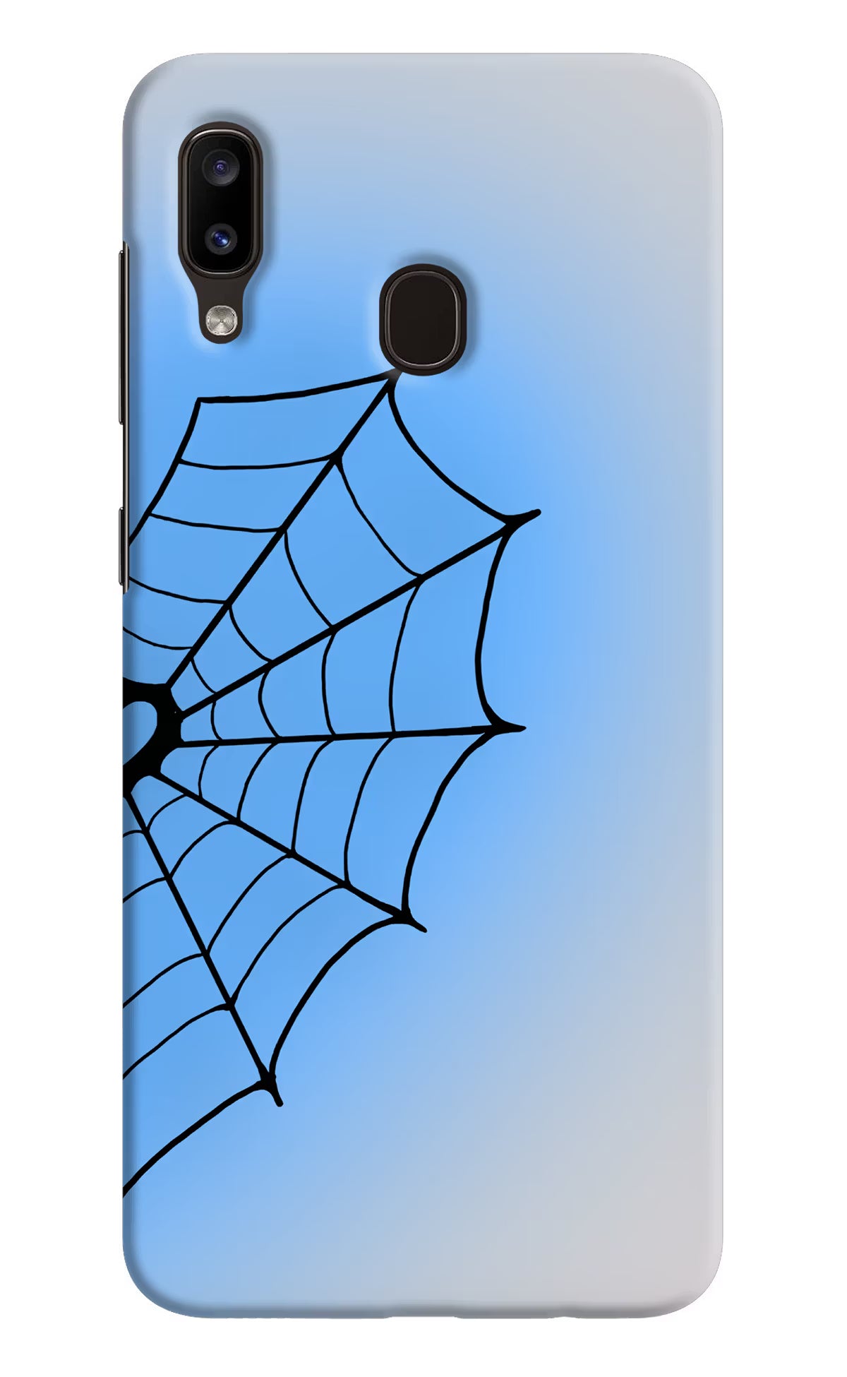 Blue Web Samsung A20/M10s Back Cover