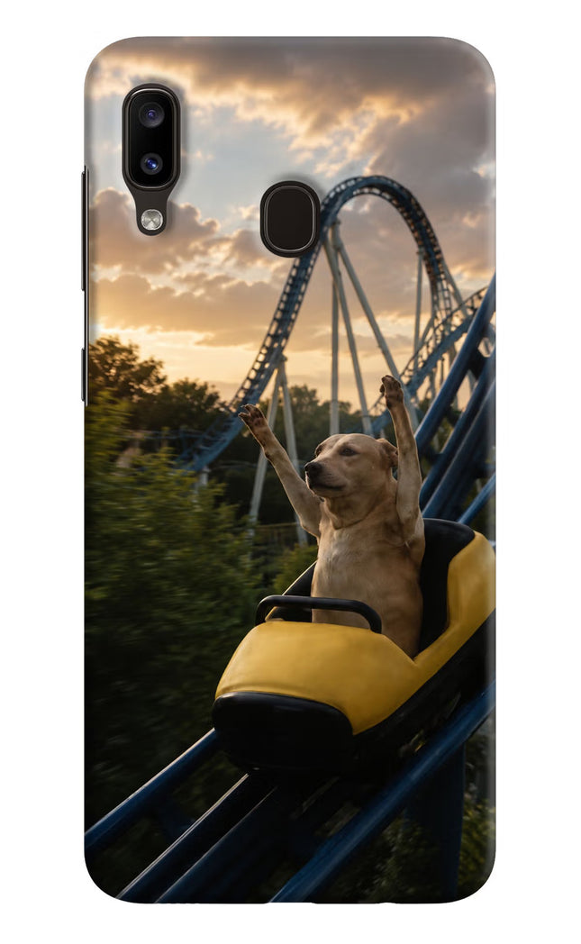 Rollercoaster Dog Samsung A20/M10s Hard Case Back Cover by Casekaro