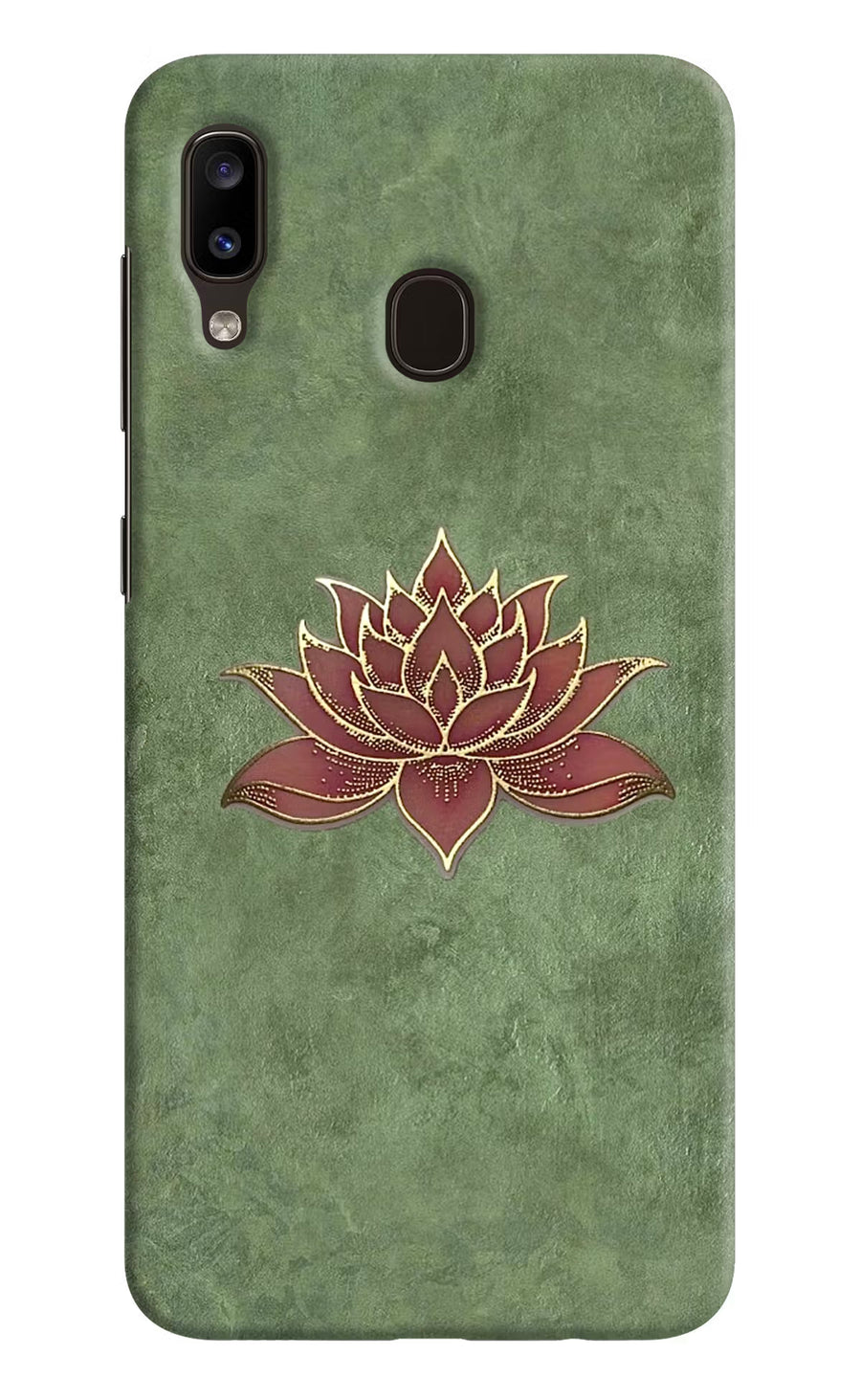 Lotus Grace Samsung A20/M10s Back Cover, Hard case