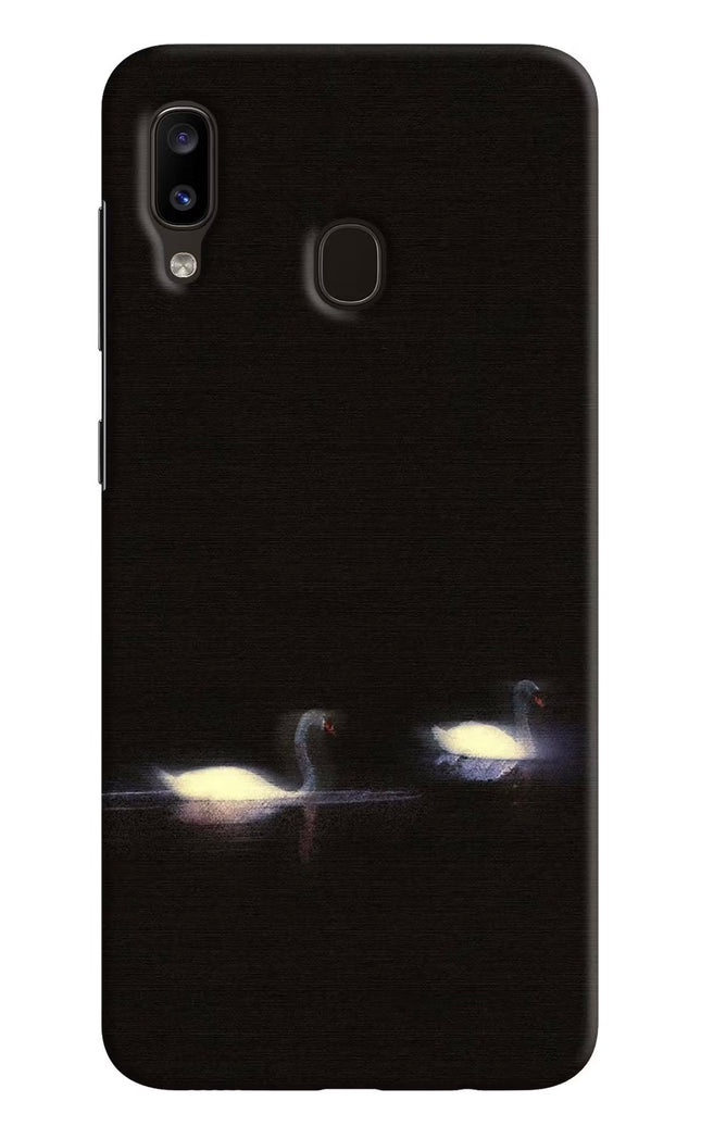 Silent Swans Samsung A20/M10s Hard Case Back Cover by Casekaro