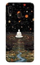 Space Monk Samsung A20/M10s Hard Case Back Cover by Casekaro