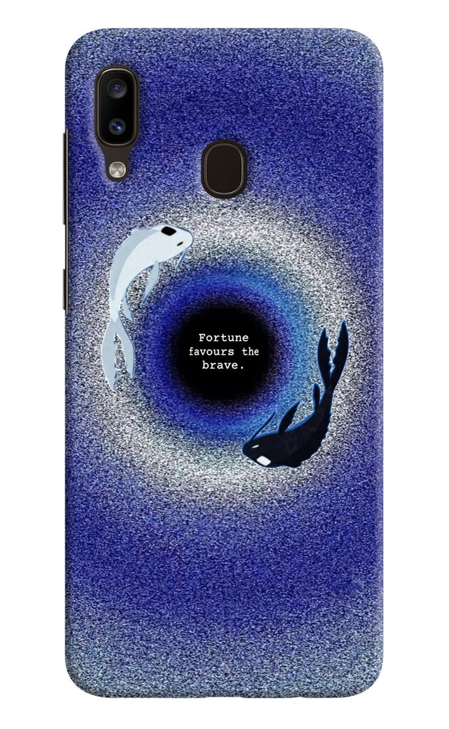 Dark Koi Samsung A20/M10s Hard Case Back Cover by Casekaro