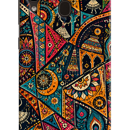 Folk Print Samsung A20/M10s Hard Case Back Cover by Casekaro