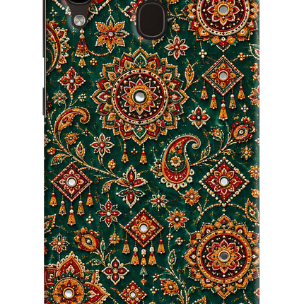 Green Pataka Samsung A20/M10s Hard Case Back Cover by Casekaro