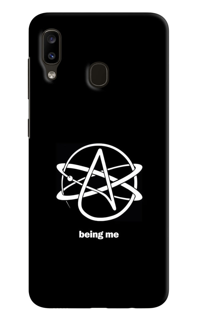 Atheist Symbol Samsung A20/M10s Hard Case Back Cover by Casekaro