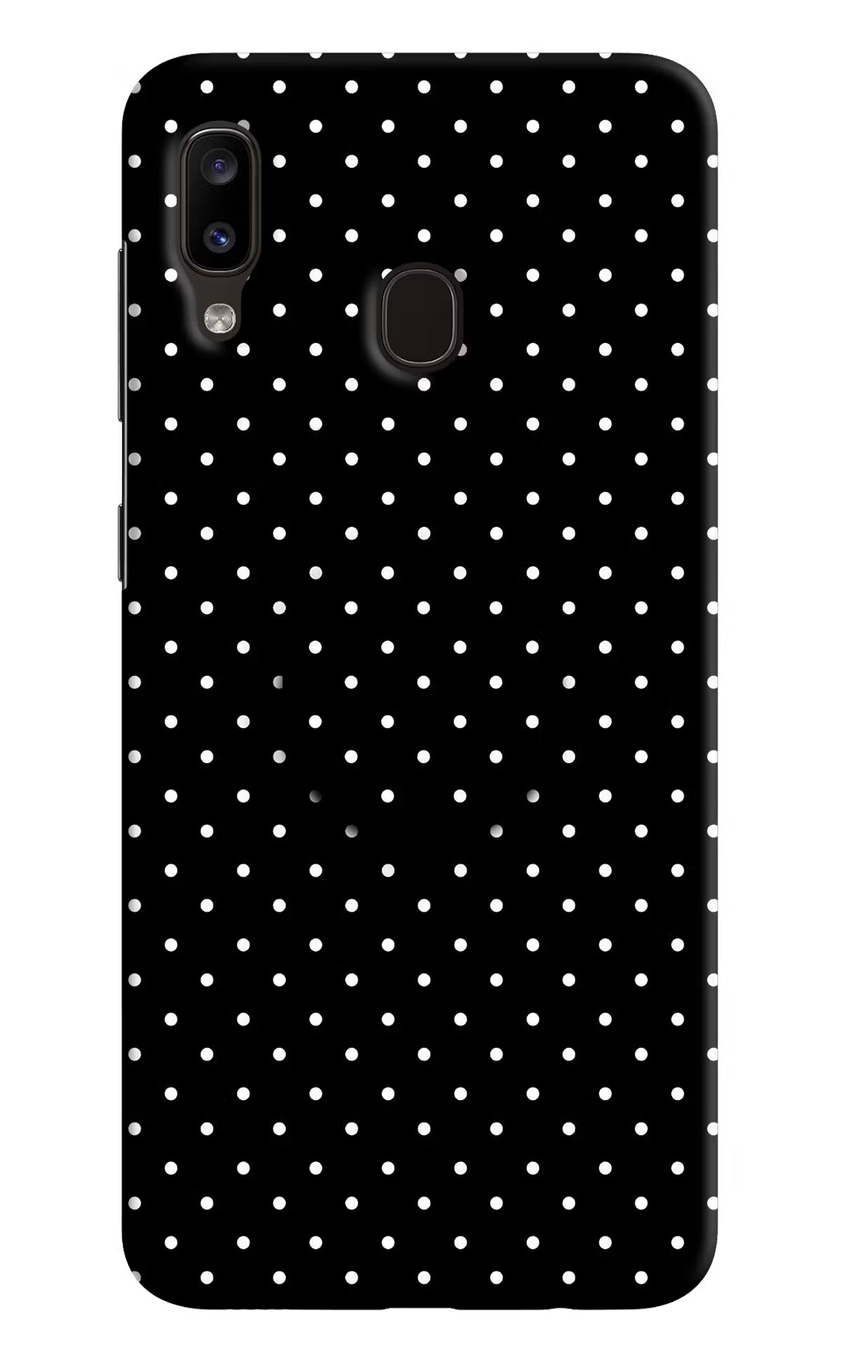 White Dots Samsung A20/M10s Pop Case by Casekaro