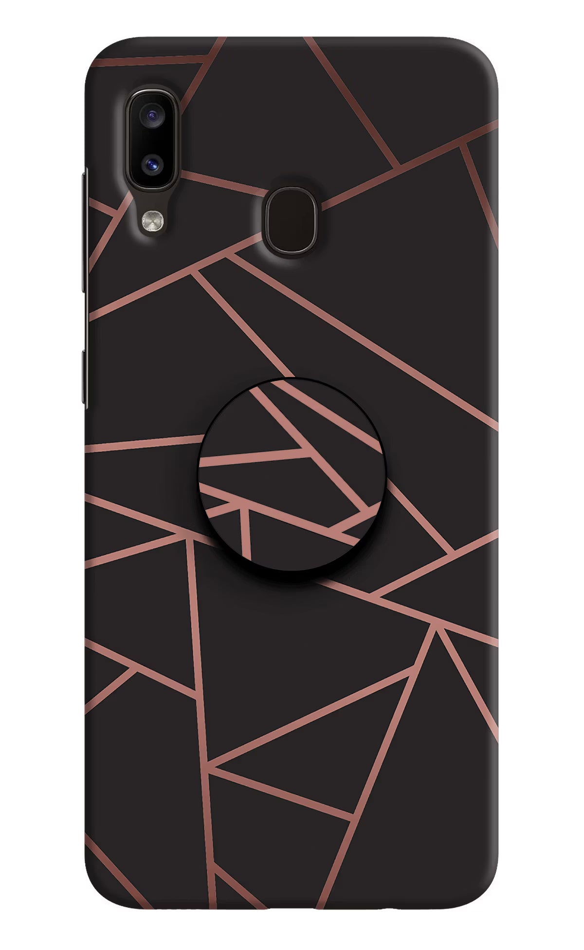 Geometric Pattern Samsung A20/M10s Pop Case by Casekaro