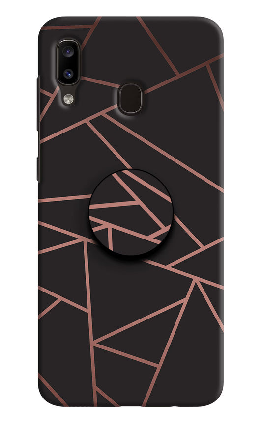 Geometric Pattern Samsung A20/M10s Pop Case by Casekaro