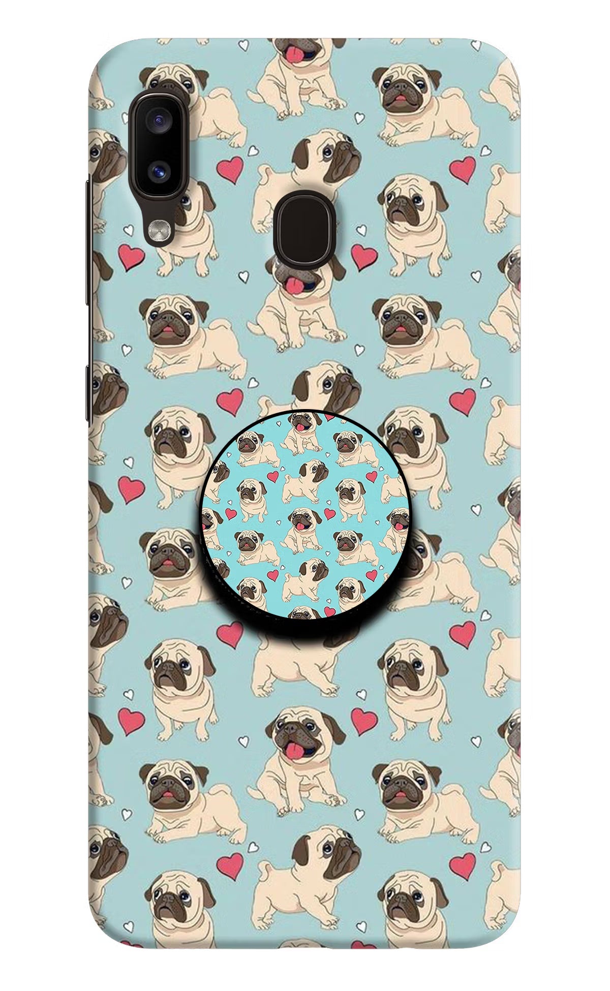 Pug Dog Samsung A20/M10s Pop Case by Casekaro