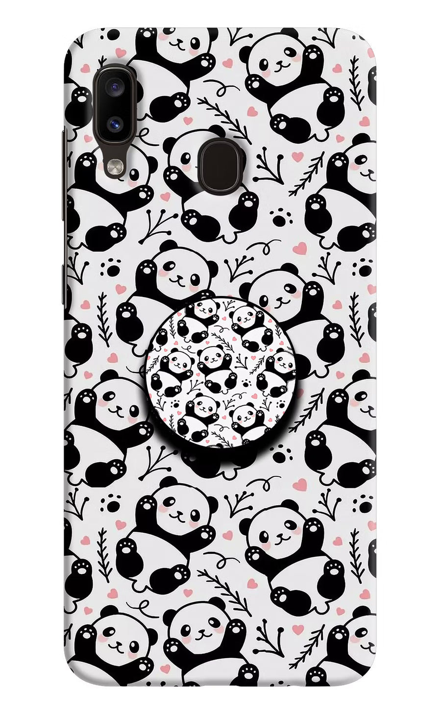 Cute Panda Samsung A20/M10s Pop Case, Hard case