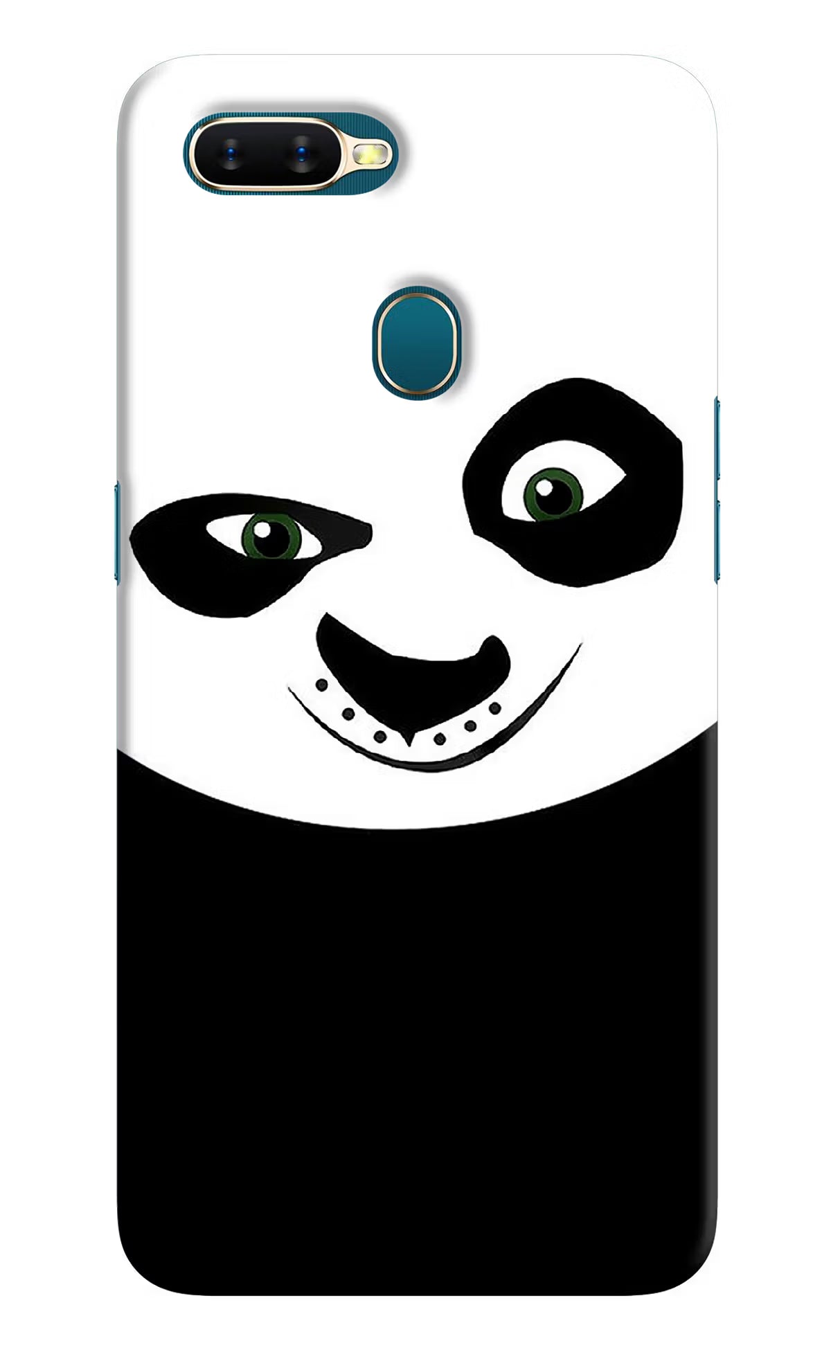 Panda Oppo A7/A5s/A12 Hard Case Back Cover by Casekaro