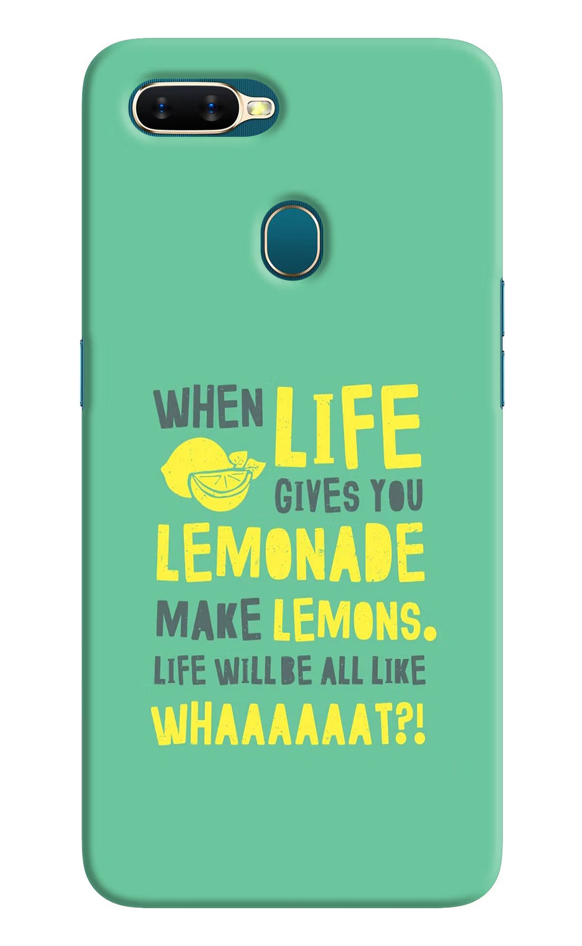 Quote Oppo A7/A5s/A12 Hard Case Back Cover by Casekaro