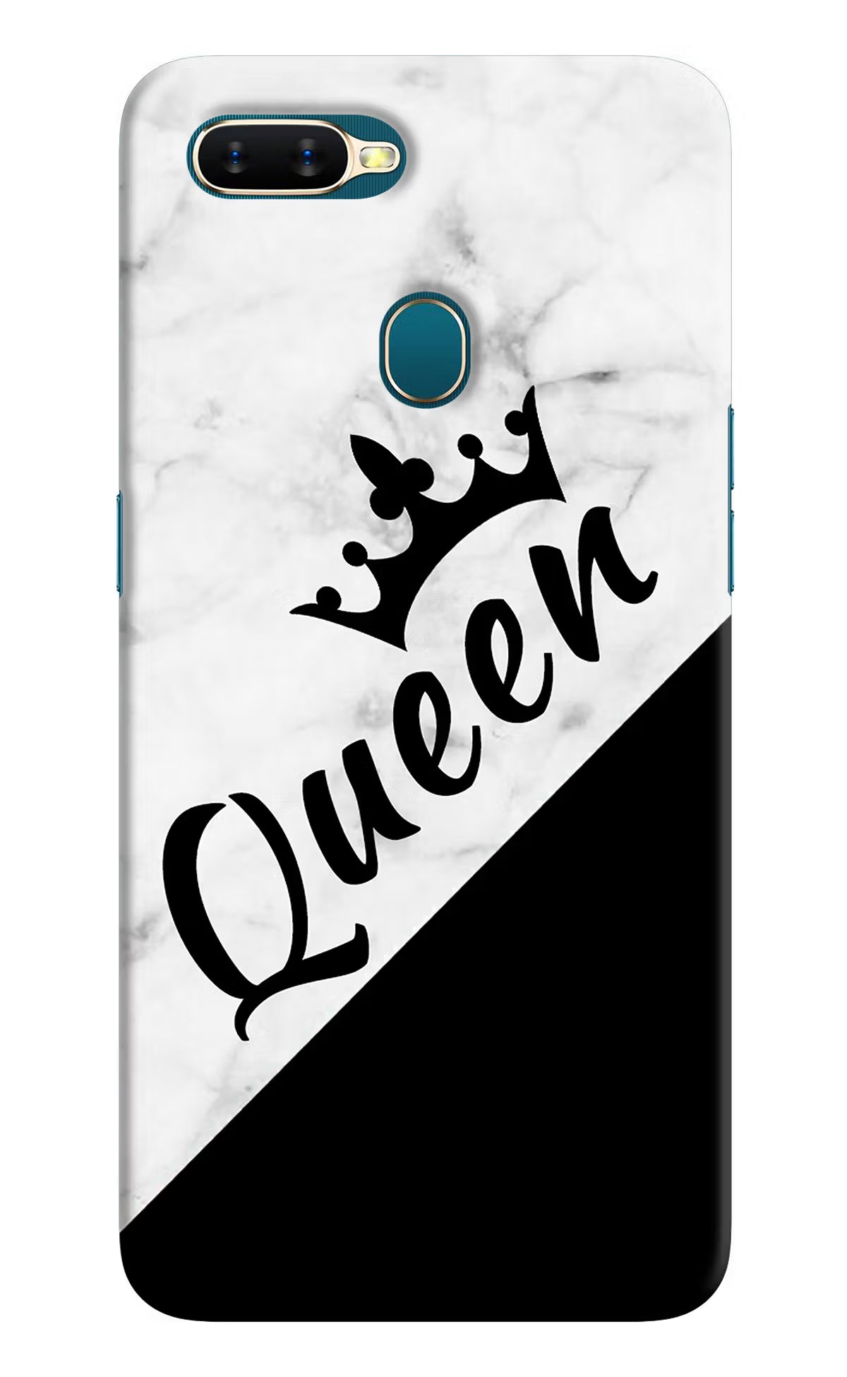 Queen Oppo A7/A5s/A12 Hard Case Back Cover by Casekaro