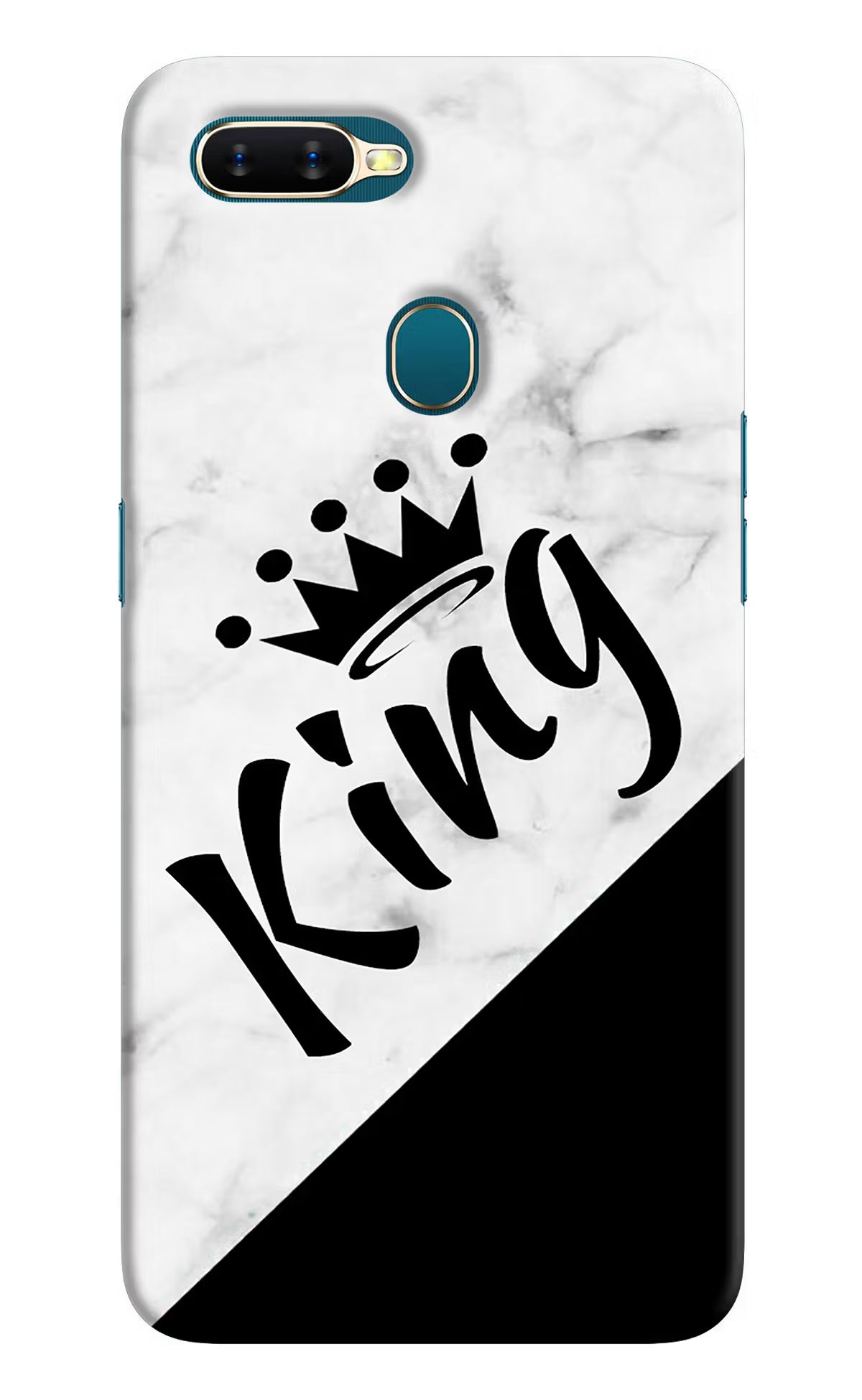 King Oppo A7/A5s/A12 Hard Case Back Cover by Casekaro