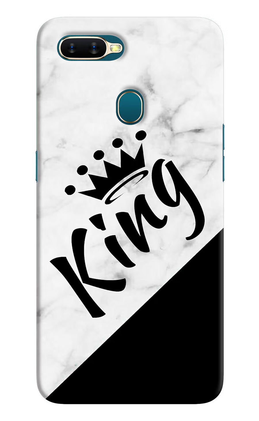 King Oppo A7/A5s/A12 Back Cover, Hard case