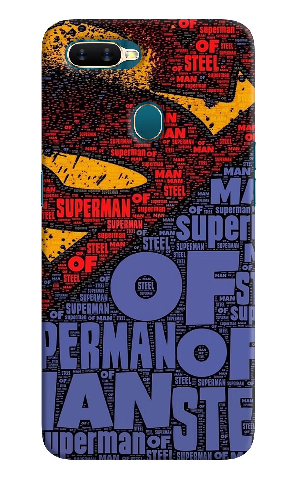 Superman Oppo A7/A5s/A12 Hard Case Back Cover by Casekaro