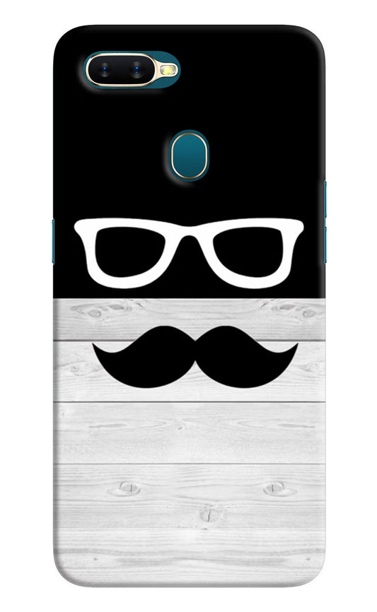 Mustache Oppo A7/A5s/A12 Hard Case Back Cover by Casekaro