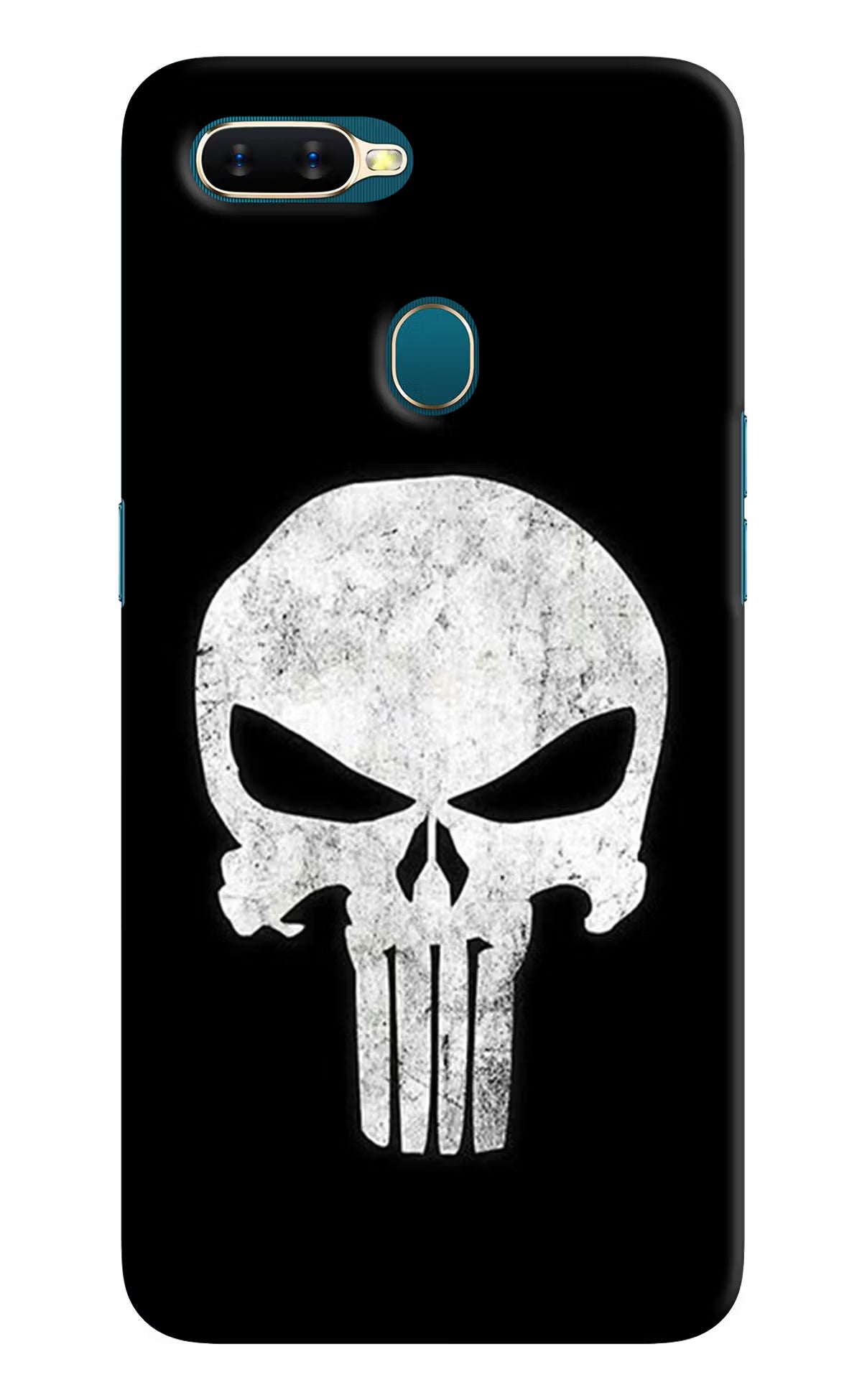 Punisher Skull Oppo A7/A5s/A12 Hard Case Back Cover by Casekaro