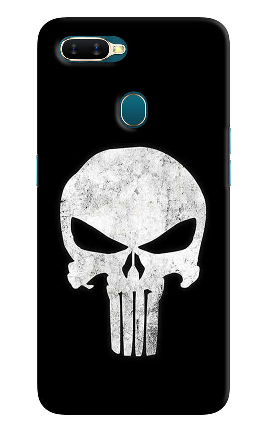 Punisher Skull Oppo A7/A5s/A12 Hard Case Back Cover by Casekaro
