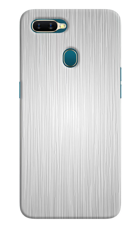 Wooden Grey Texture Oppo A7/A5s/A12 Hard Case Back Cover by Casekaro