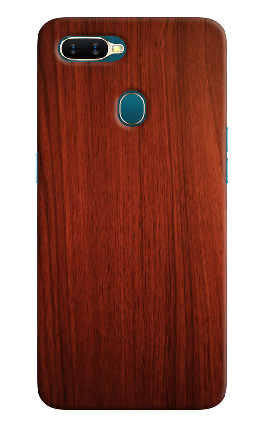 Wooden Plain Pattern Oppo A7/A5s/A12 Hard Case Back Cover by Casekaro