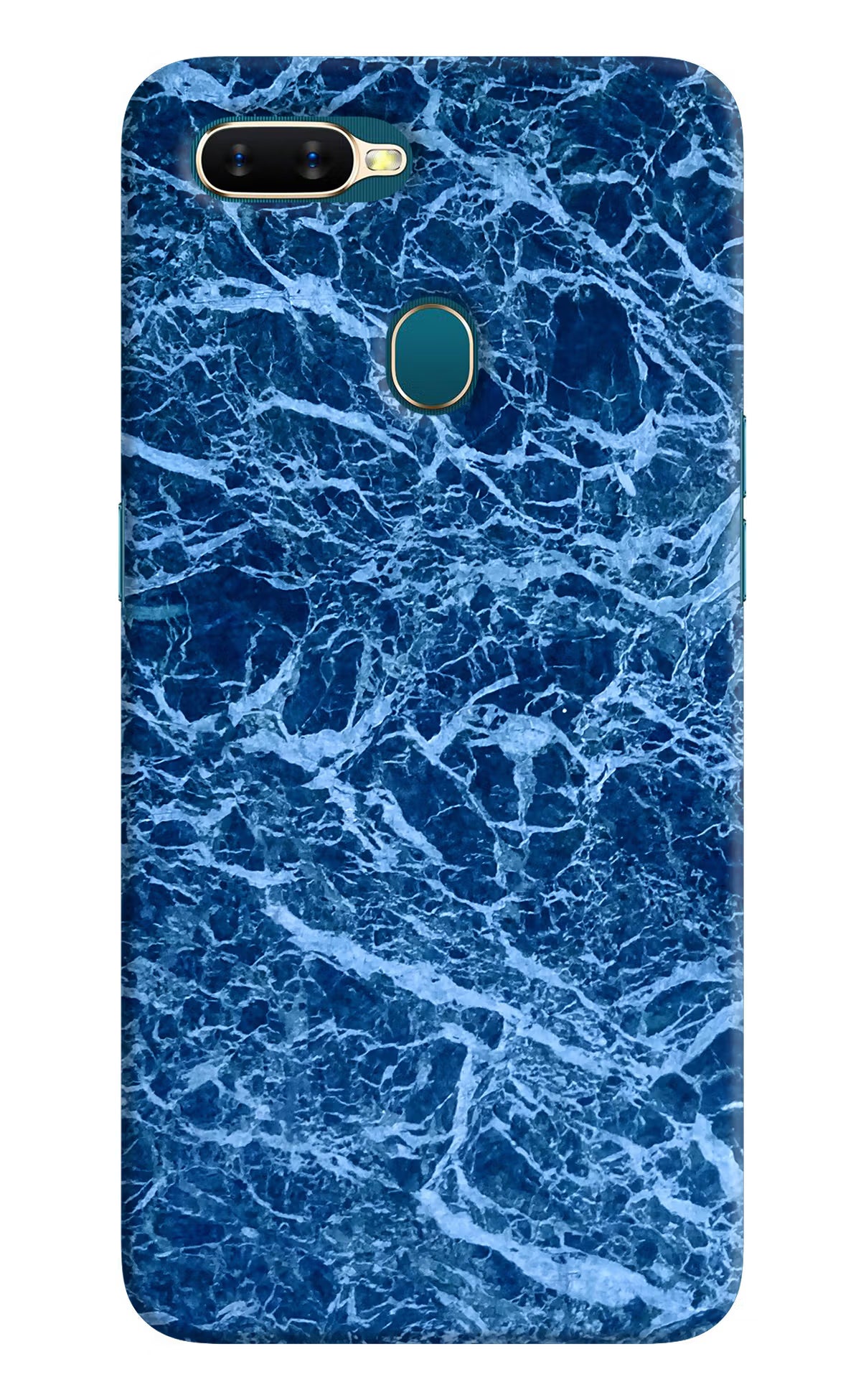Blue Marble Oppo A7/A5s/A12 Hard Case Back Cover by Casekaro