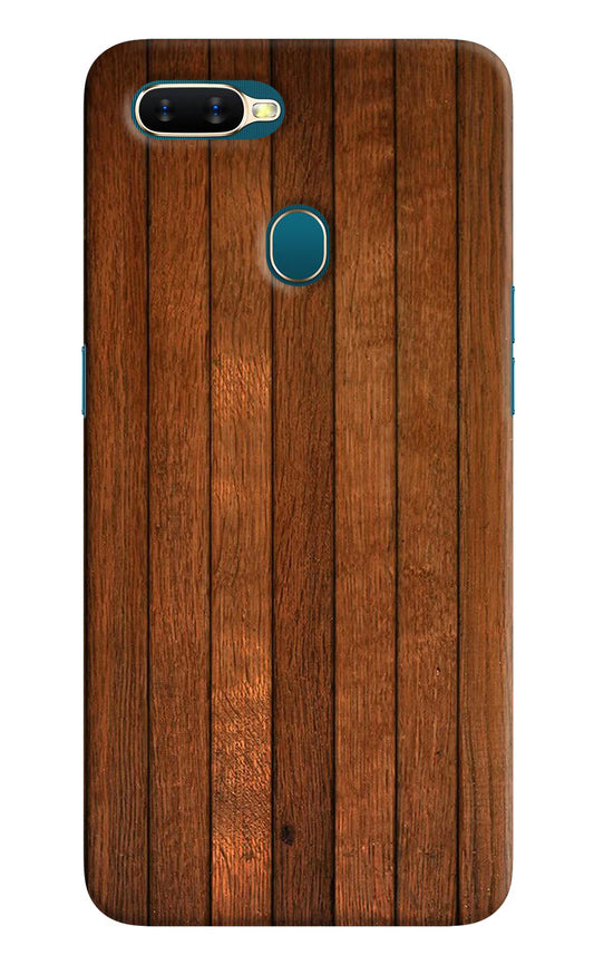 Wooden Artwork Bands Oppo A7/A5s/A12 Hard Case Back Cover by Casekaro