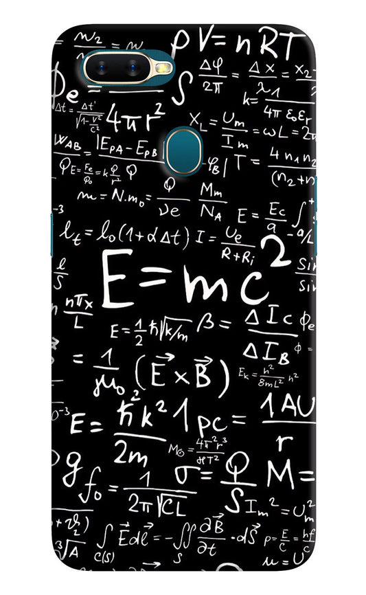 Physics Formula Oppo A7/A5s/A12 Hard Case Back Cover by Casekaro