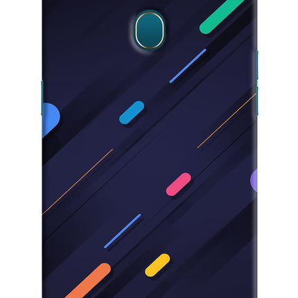 Abstract Design Oppo A7/A5s/A12 Hard Case Back Cover by Casekaro