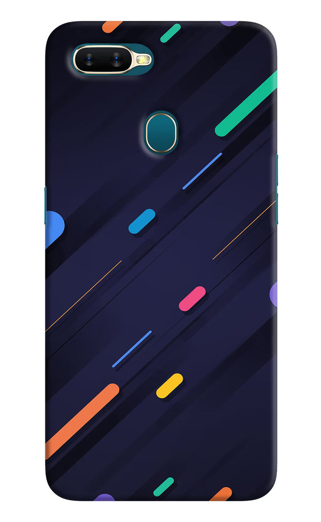 Abstract Design Oppo A7/A5s/A12 Hard Case Back Cover by Casekaro