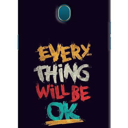 Everything Will Be Ok Oppo A7/A5s/A12 Hard Case Back Cover by Casekaro