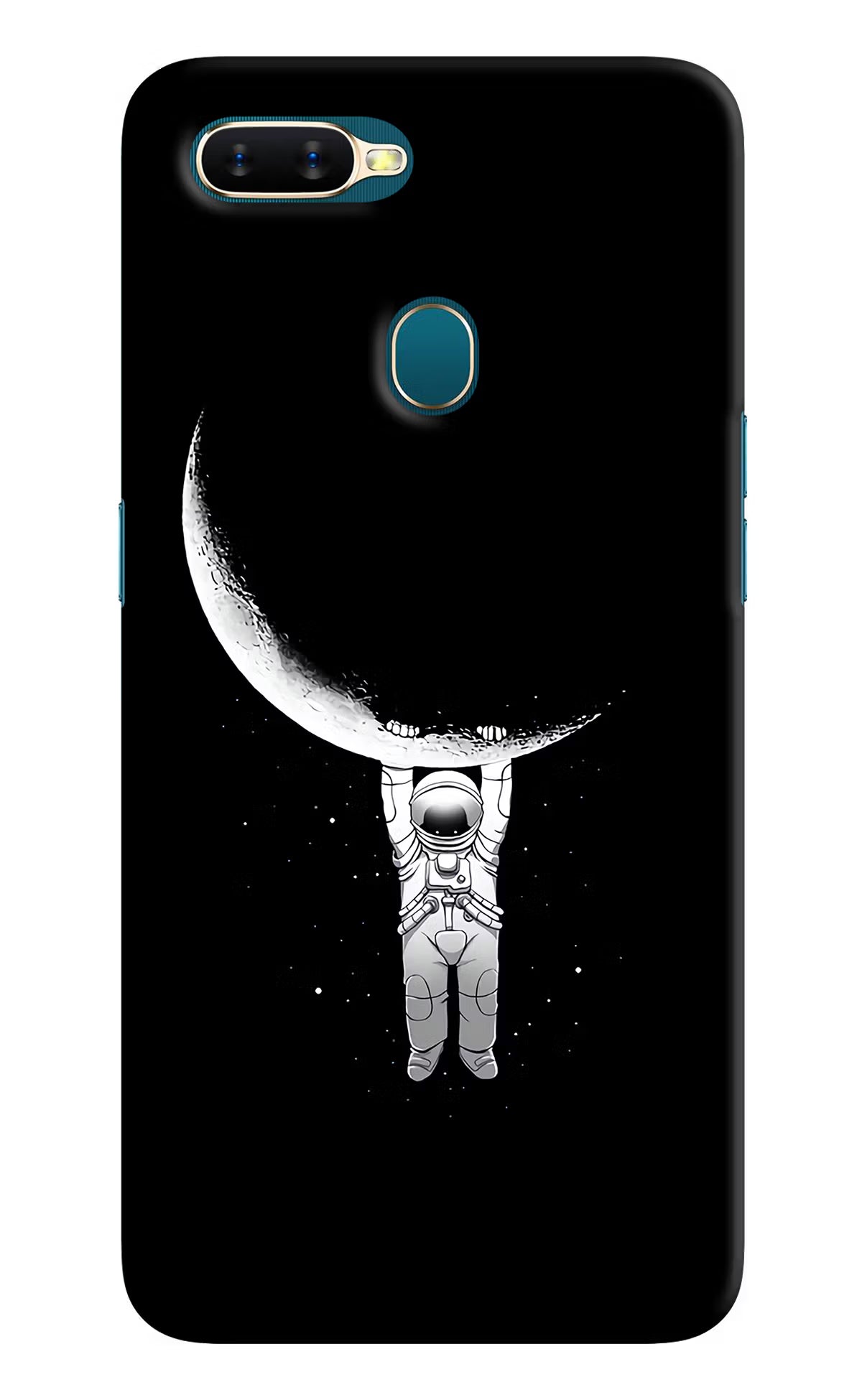 Moon Space Oppo A7/A5s/A12 Hard Case Back Cover by Casekaro
