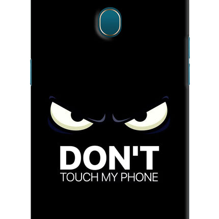 Don'T Touch My Phone Oppo A7/A5s/A12 Hard Case Back Cover by Casekaro