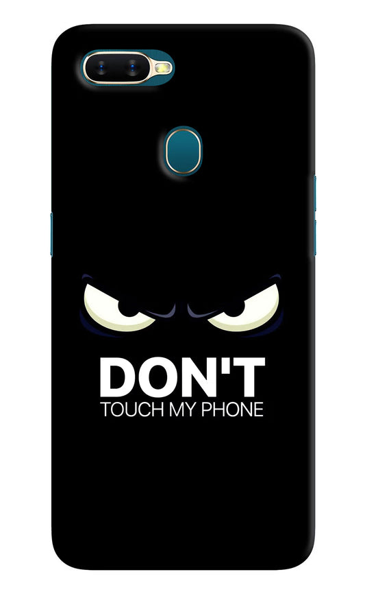 Don'T Touch My Phone Oppo A7/A5s/A12 Hard Case Back Cover by Casekaro
