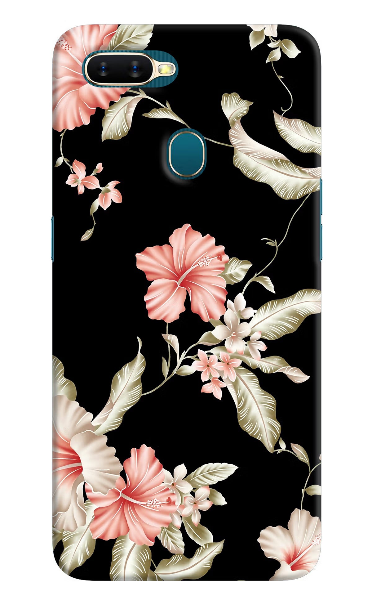 Flowers Oppo A7/A5s/A12 Hard Case Back Cover by Casekaro