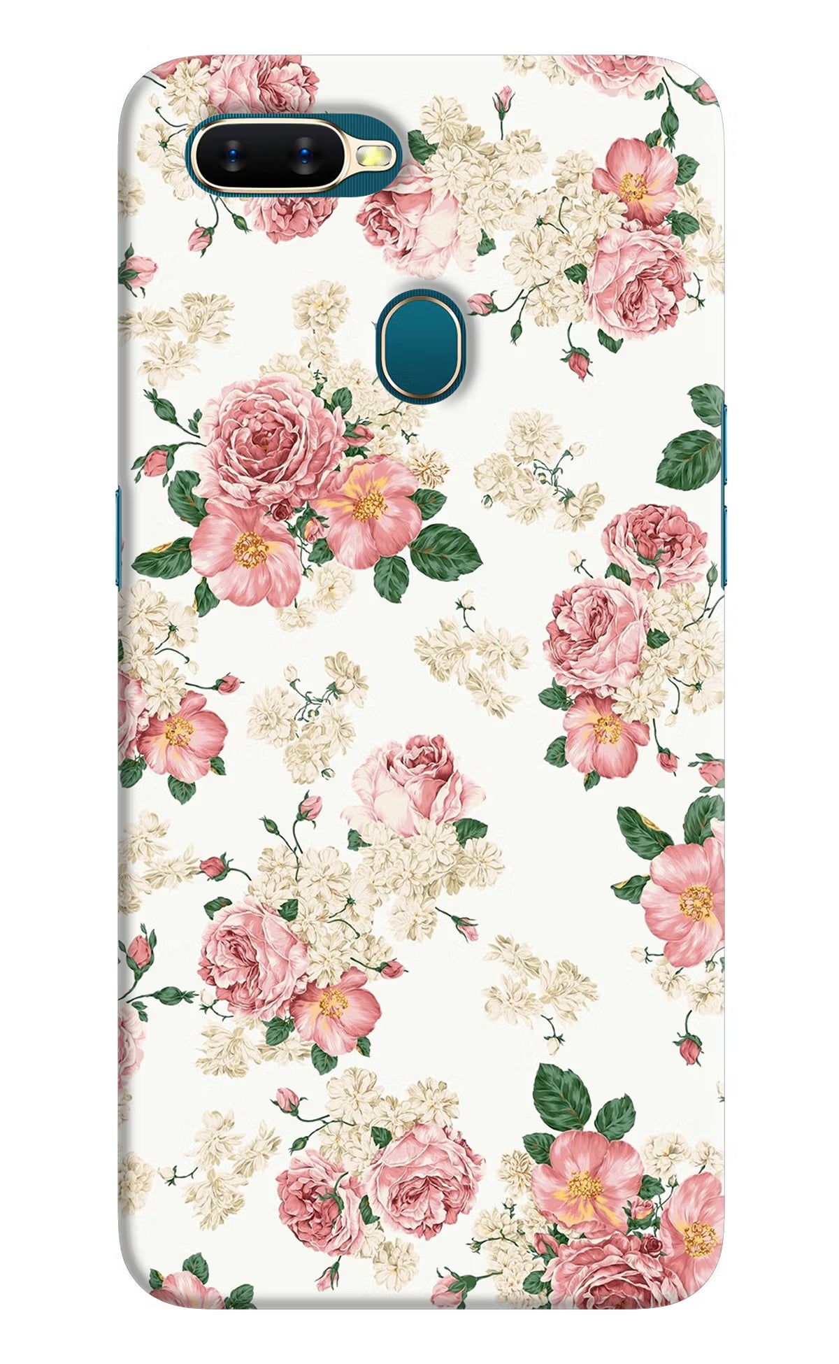 Flowers Oppo A7/A5s/A12 Hard Case Back Cover by Casekaro