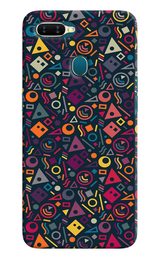 Geometric Abstract Oppo A7/A5s/A12 Hard Case Back Cover by Casekaro
