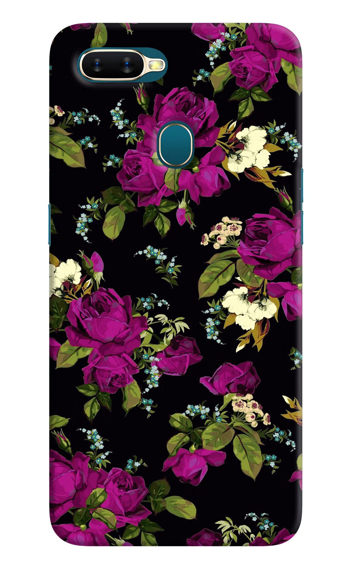 Flowers Oppo A7/A5s/A12 Hard Case Back Cover by Casekaro