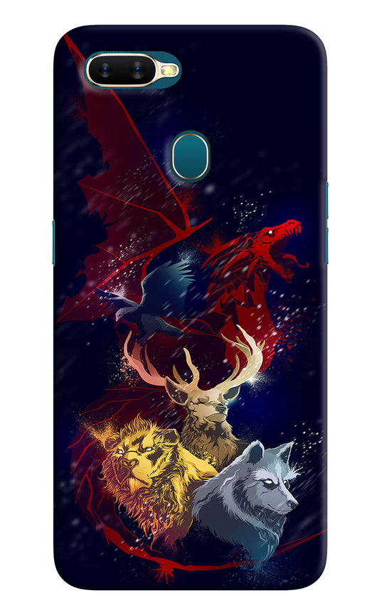 Game Of Thrones Oppo A7/A5s/A12 Hard Case Back Cover by Casekaro